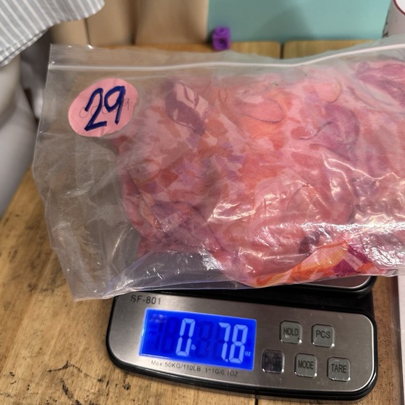 Vtg Womens Chiffon Midi Dress Size 10 Flutter Sleeve Floral Baby Doll Pink Smock - Picture 13 of 13